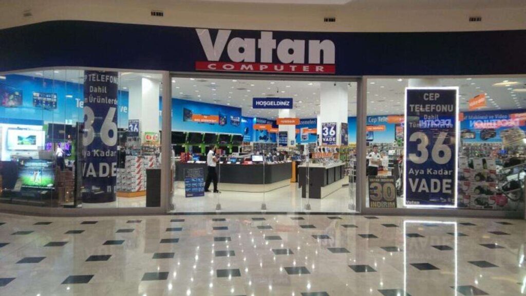 شركة وطن للحواسيب في تركيا vatan bilgisayar