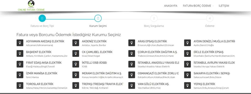 دفع الفواتير في تركيا