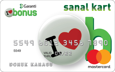 البطاقة الافتراضية Bonus Sanal Kart من جرانتي بنك