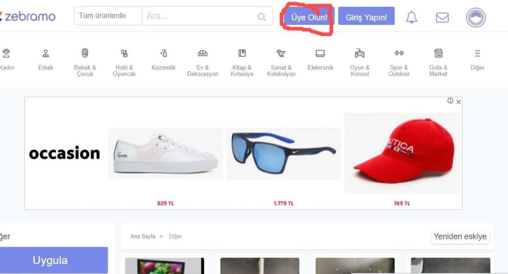 موقع zebramo لشراء وبيع المستعمل في تركيا