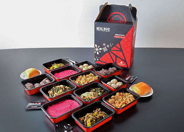 تطبيقات توصيل الطعام في تركيا - وجبات من تطبيق Meal Box