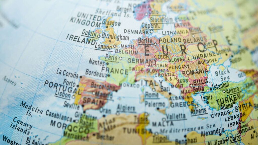 خريطة العالم - كيفية الهجرة من تركيا إلى أوروبا