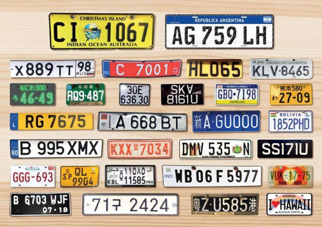 ألوان لوحات السيارات في تركيا