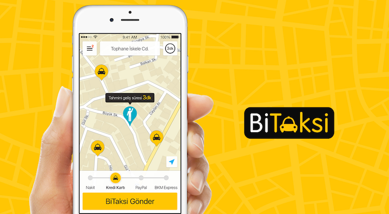 تعبيرية -تطبيق بي تاكسي للمواصلات في اسطنبول BiTaksi