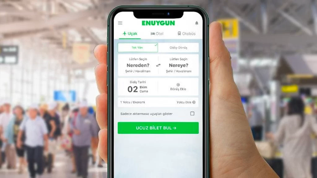 موقع enuygun للحجوزات في تركيا