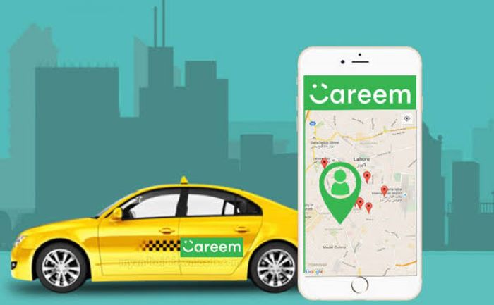 تاكسي كريم- واجهة تطبيق كريم على الجوال أحد أفضل تطبيقات تاكسي في الإمارات