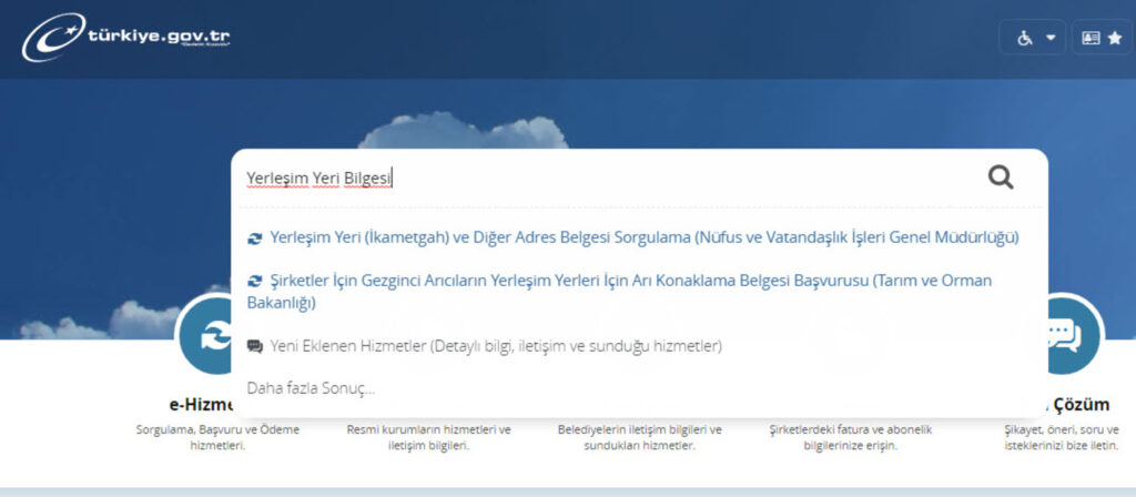 رابط استخراج عنوان السكن في تركيا آدرس من اي دولات
